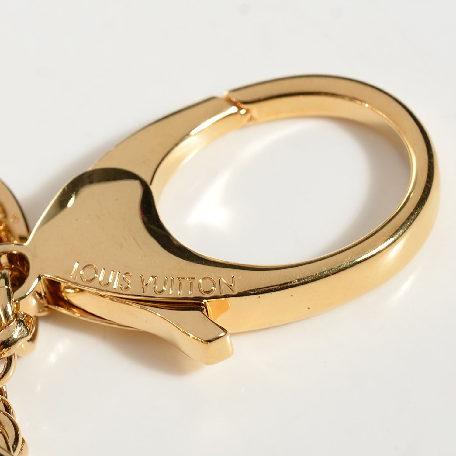 Louis Vuitton Fleur De Monogram Bag Charm Dore 3 of 6