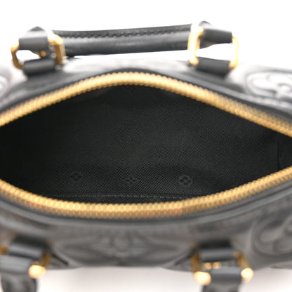 Louis Vuitton Calfskin Bubblegram Papillon BB Black 5 of 9