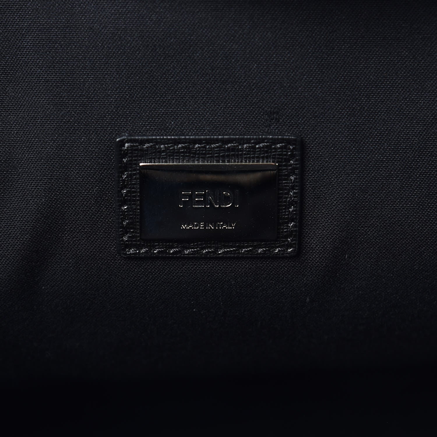 Fendi Vitello Elite Cuoio Monster Buggies Medium Roll Tote Blue Royal Black 7 of 9