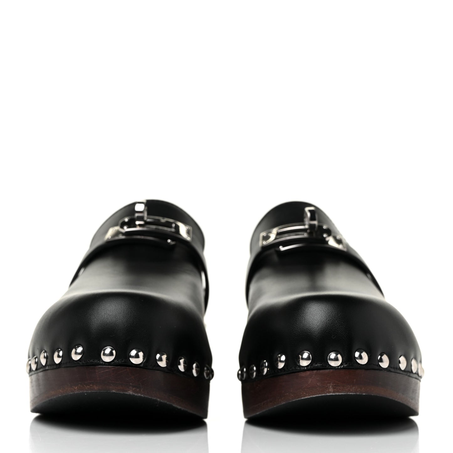 Calfskin Carlotta Mules 36 Black