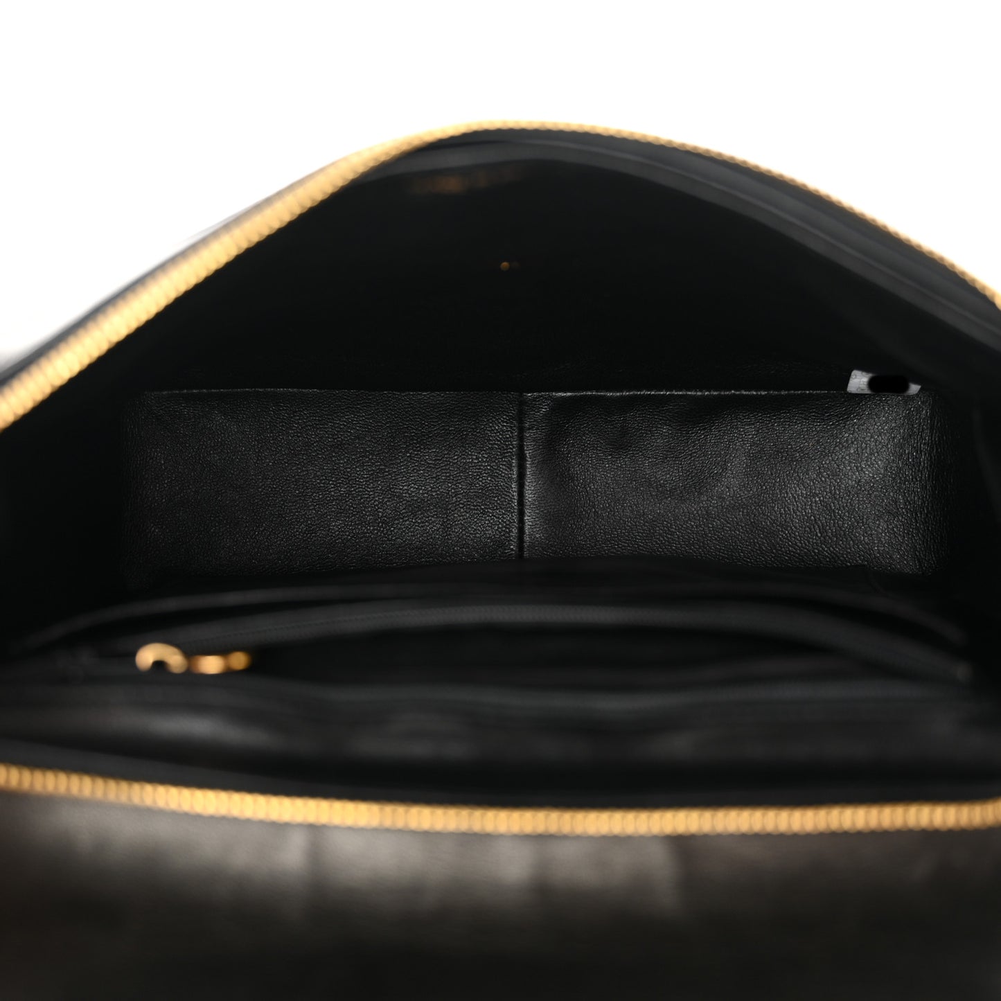Lambskin Quilted Backpack Black