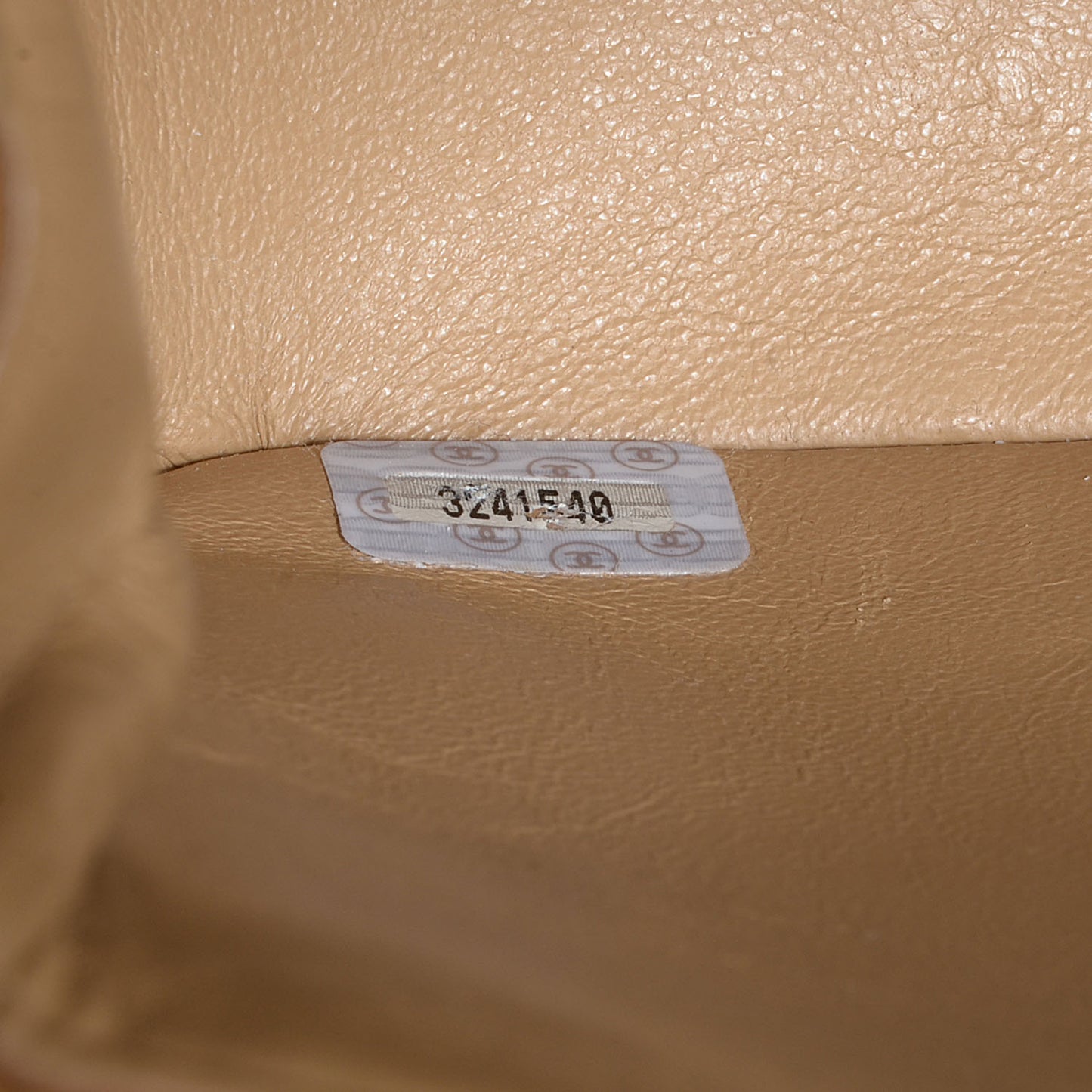 Caviar Quilted Medium Single Flap Beige
