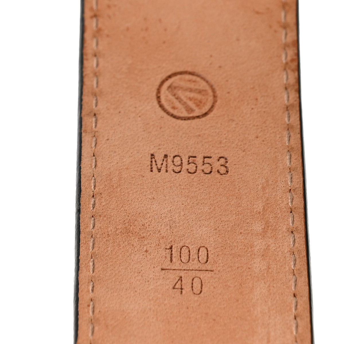 Epi 30mm LV Initiales Belt 100 40 Black