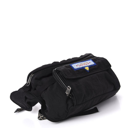 Gucci Nylon 80s Logo Patch Belt Bag Black 4 of 10