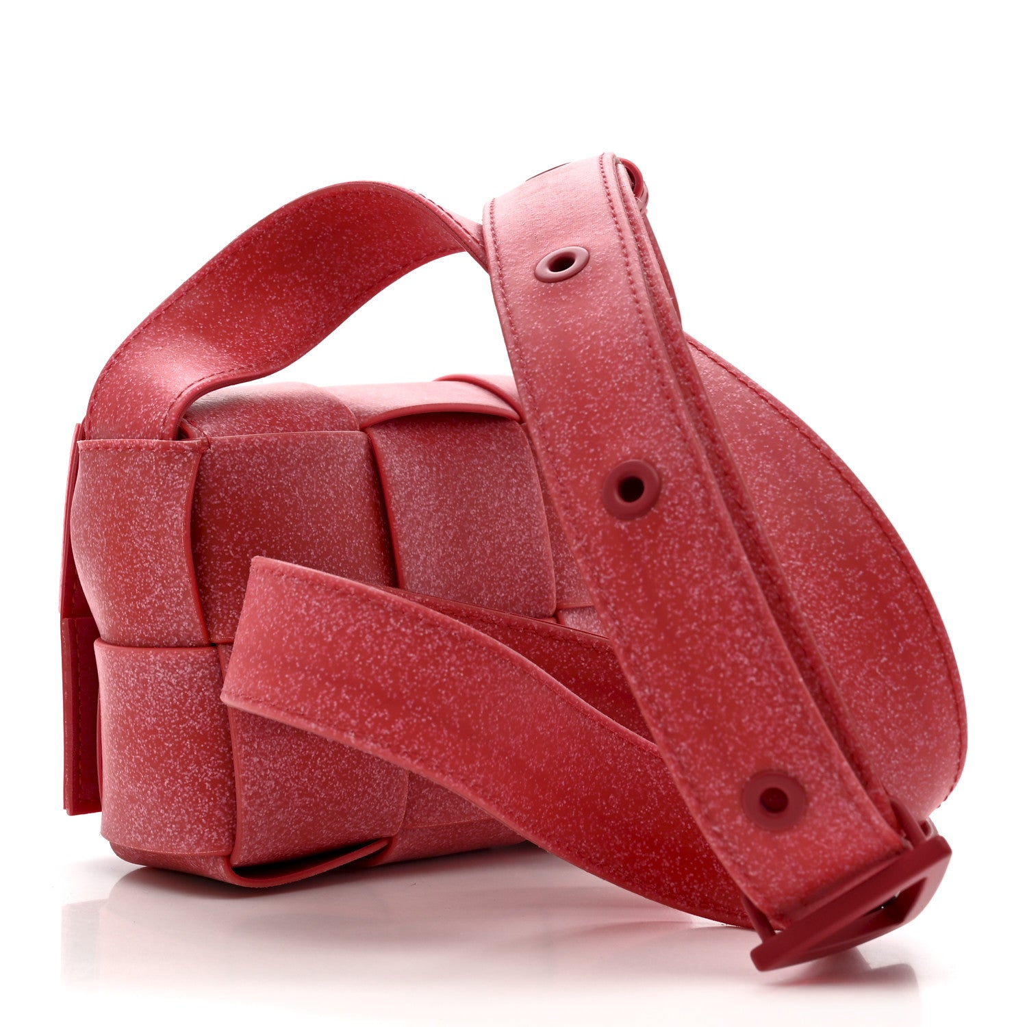Bottega Veneta Rubber Maxi Intrecciato Extra Mini Cassette