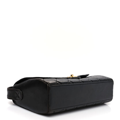 Chanel Lambskin Quilted CC Flap Shoulder Bag Black 3 of 8