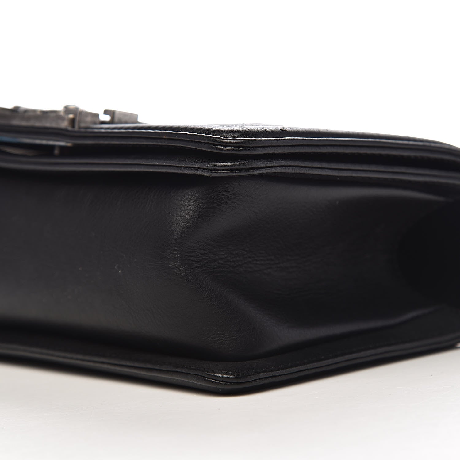 Chanel Calfskin Double Stitch Small Boy Flap Black 9 of 10