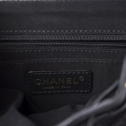 Chanel Calfskin Chevron Quilted Small Urban Spirit Backpack Black 7 of 11