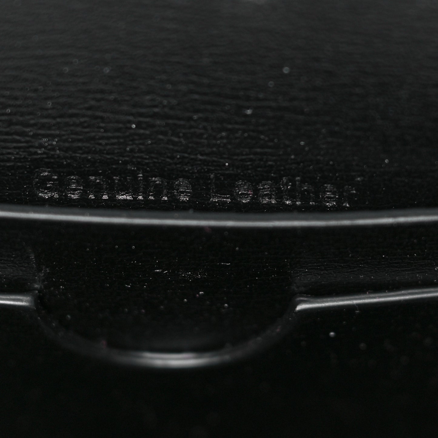 Calfskin Jitney Logo Flap Wallet On Chain Black
