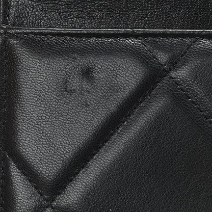 Chanel Lambskin Quilted Chanel 19 Wallet On Chain WOC Black 14 of 15