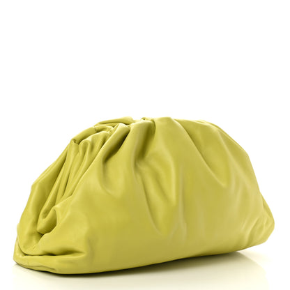 Bottega Veneta Smooth Butter Calf The Pouch Oversized Clutch Kiwi 3 of 8