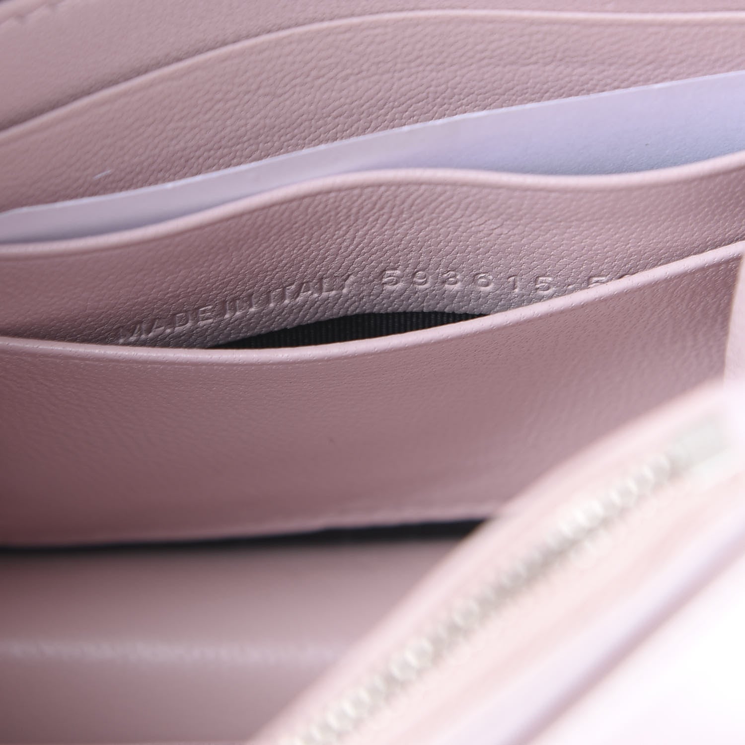 Balenciaga Smooth Calfskin B Wallet on Chain Light Rose 6 of 10