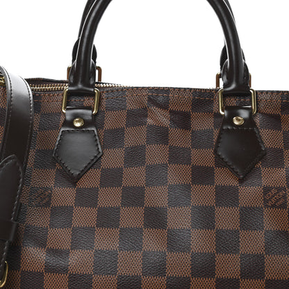 Louis Vuitton Damier Ebene Speedy Bandouliere 30 7 of 10