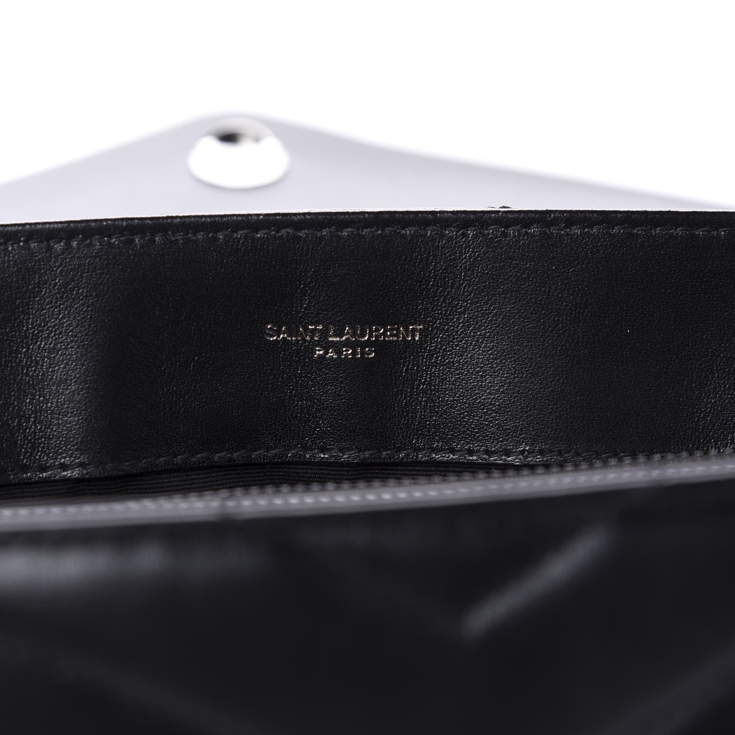 Saint Laurent Calfskin Y Quilted Monogram Medium Loulou Chain Satchel Black 8 of 11