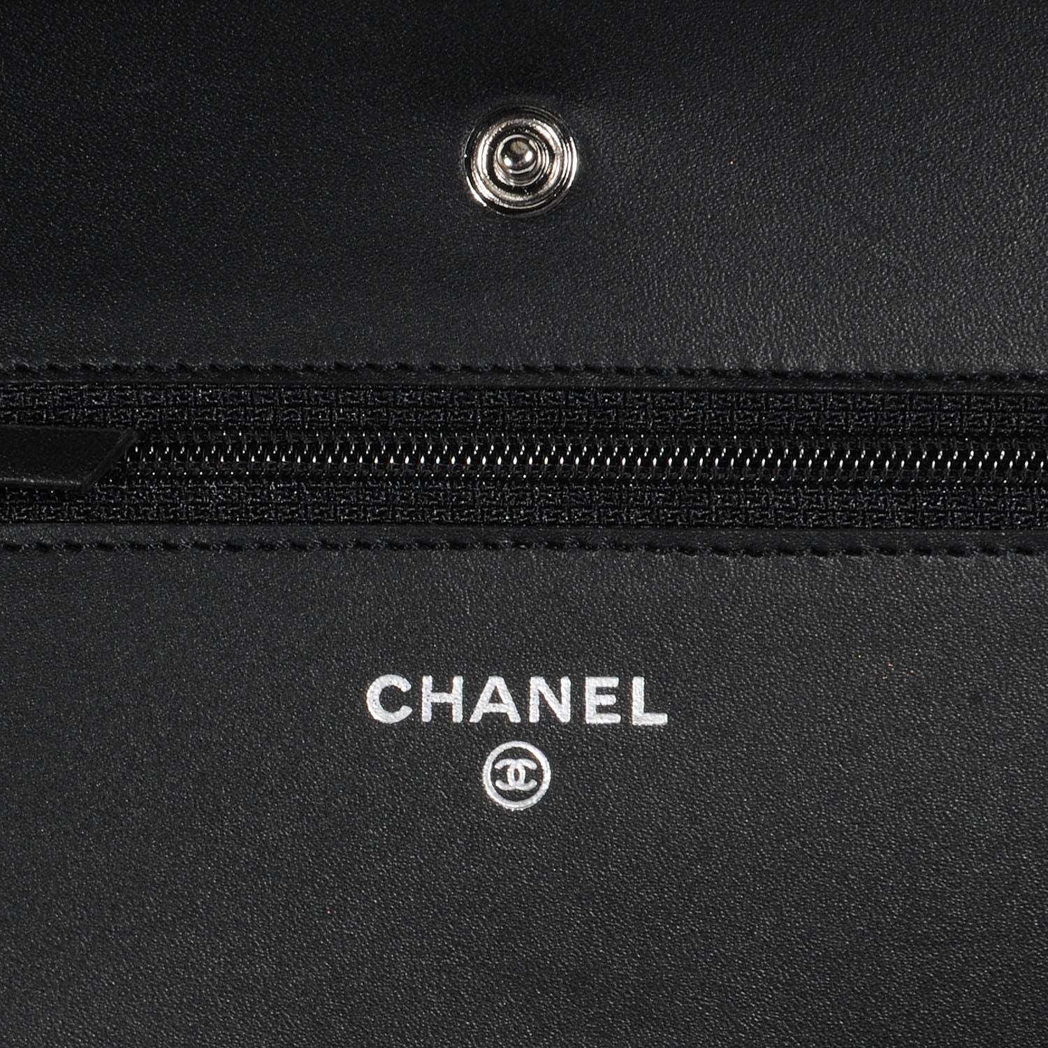 Chanel Caviar Wallet on Chain WOC Black 6 of 9