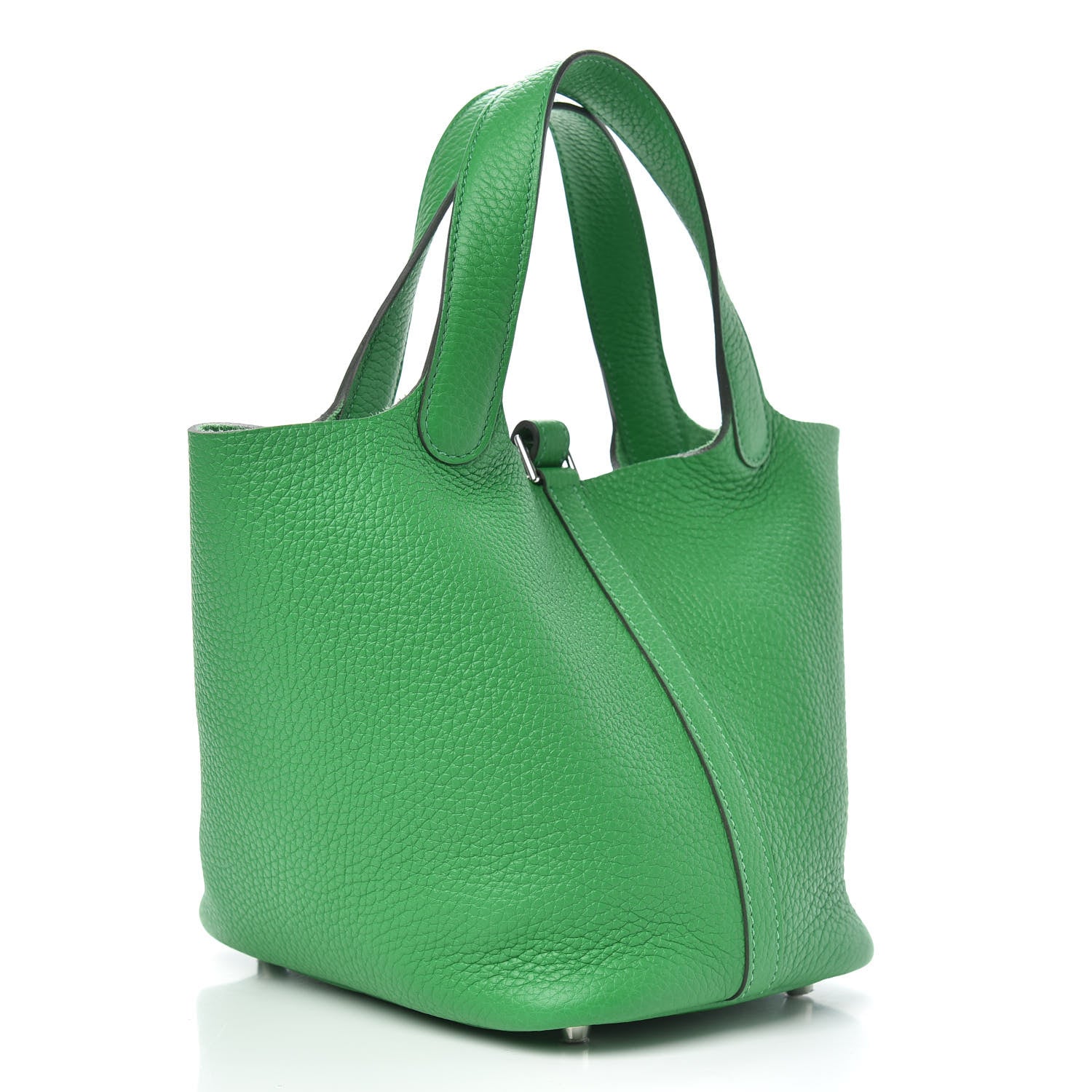 Hermes Taurillon Clemence Picotin Lock 18 PM Bambou 3 of 10
