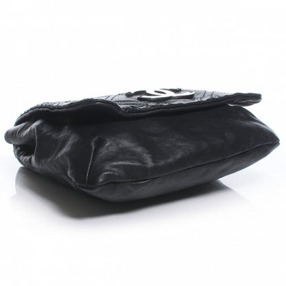 Chanel Leather Diamond Stitch Large Messenger Black 4 of 7