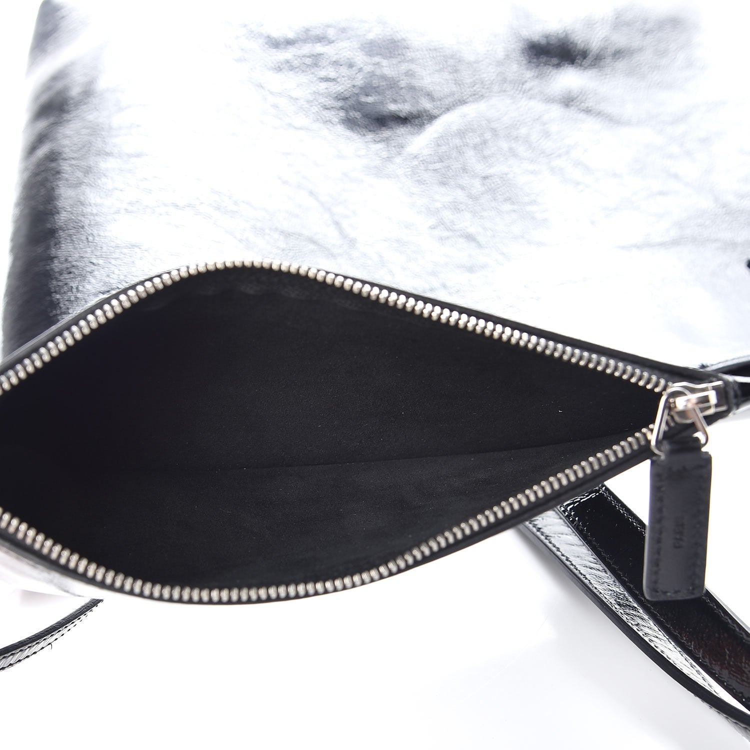 Saint Laurent Patent Calfskin Large Shopping Tote Black 6 of 9
