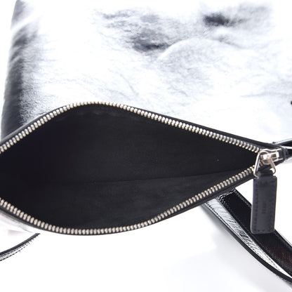 Saint Laurent Patent Calfskin Large Shopping Tote Black 6 of 9