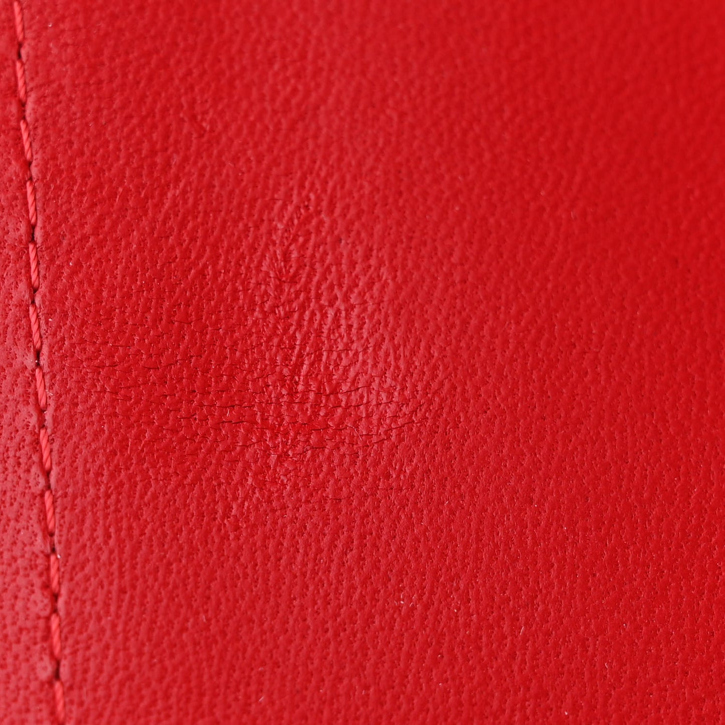 Patent Quilted Jumbo Double Flap Red
