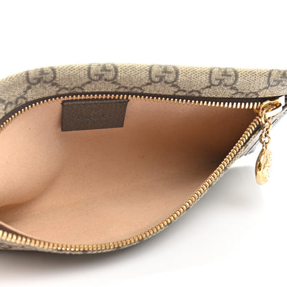Gucci GG Supreme Monogram Large Rajah Chain Clutch Brown 5 of 7