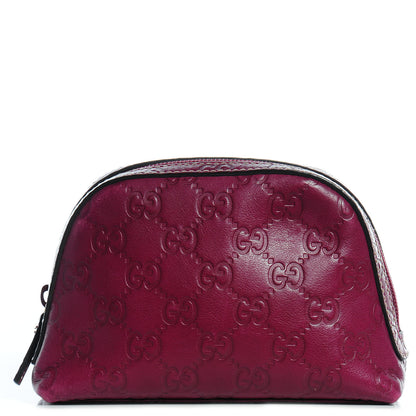 Gucci Guccissima GG Cosmetic Case Purple 1 of 8