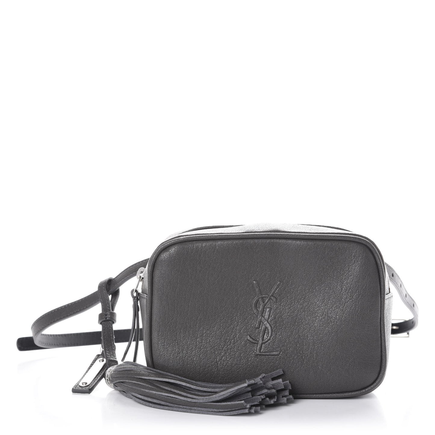 Lambskin Monogram Lou Belt Bag Asphalt