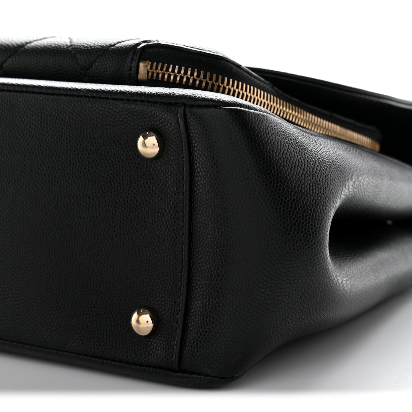 Caviar Quilted Large Business Affinity Flap Black
