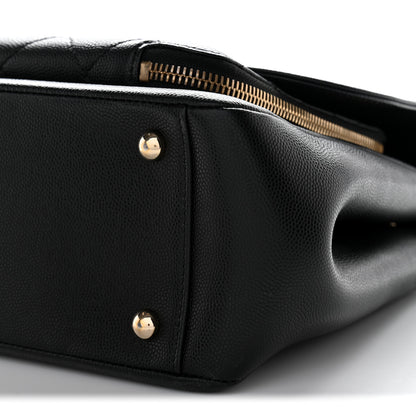 Chanel Caviar Quilted Large Business Affinity Flap Black 10 of 12