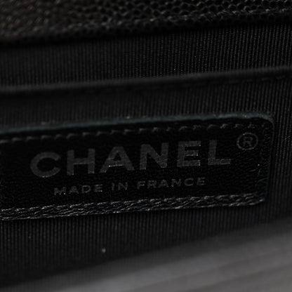 Chanel Caviar Quilted Small Boy Flap Black 6 of 10