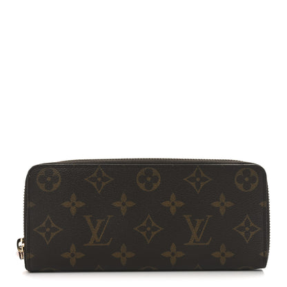 Louis Vuitton Monogram Clemence Wallet Rose Ballerine 1 of 6