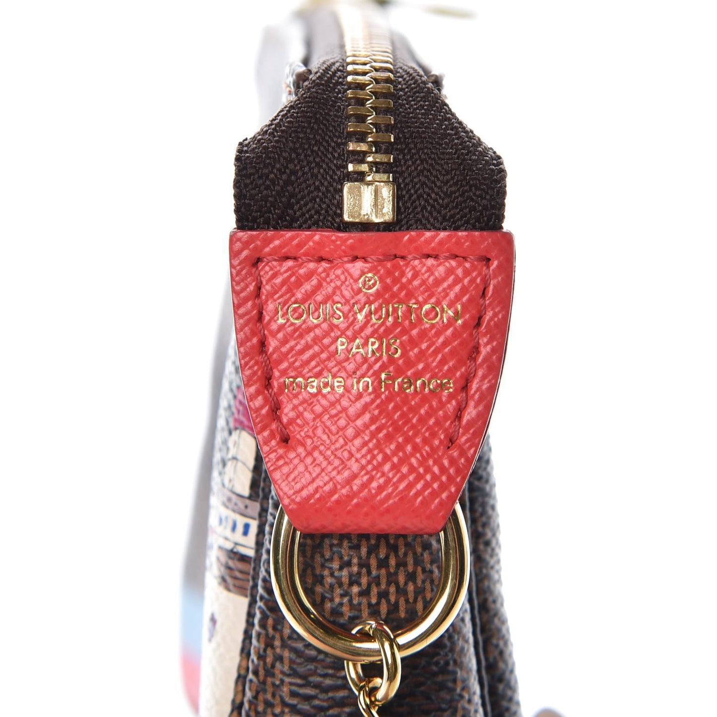 Damier Ebene 2016 Christmas Animation Mini Pochette Accessories