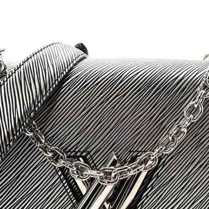 Louis Vuitton Epi Twist Shoulder Bag MM Argent 6 of 8