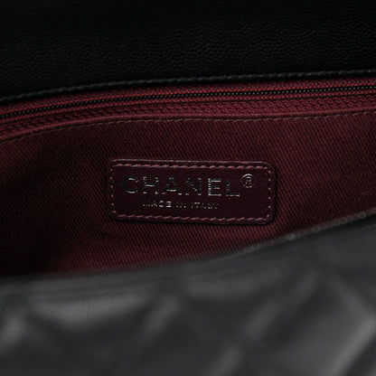 Chanel Caviar Quilted Small Coco Handle Flap Black 7 of 10