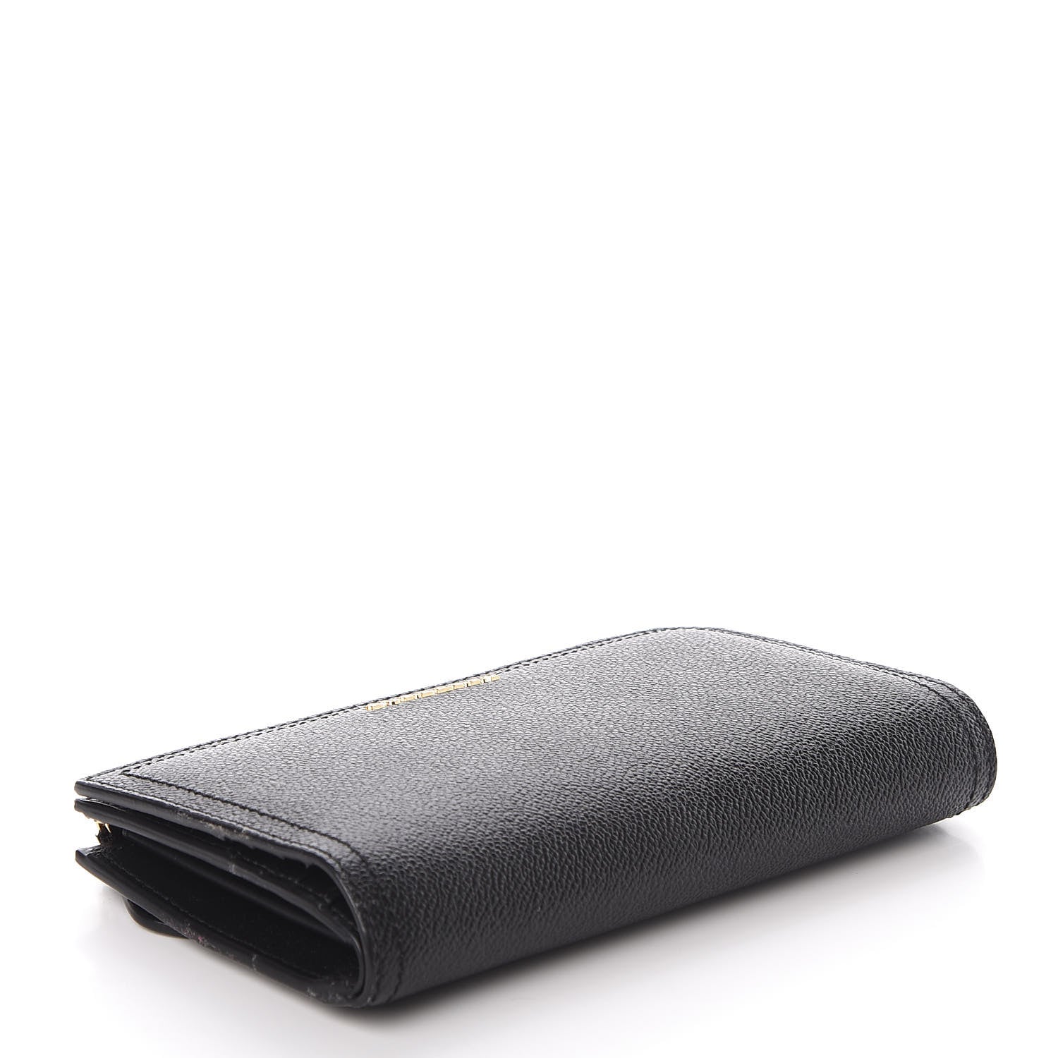 Burberry Grained Calfskin Zip Wallet Black 3 of 9
