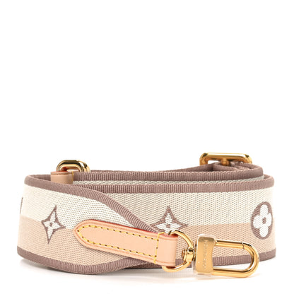 Louis Vuitton Jacquard Speedy Bandouliere 20 Shoulder Strap Beige 1 of 3