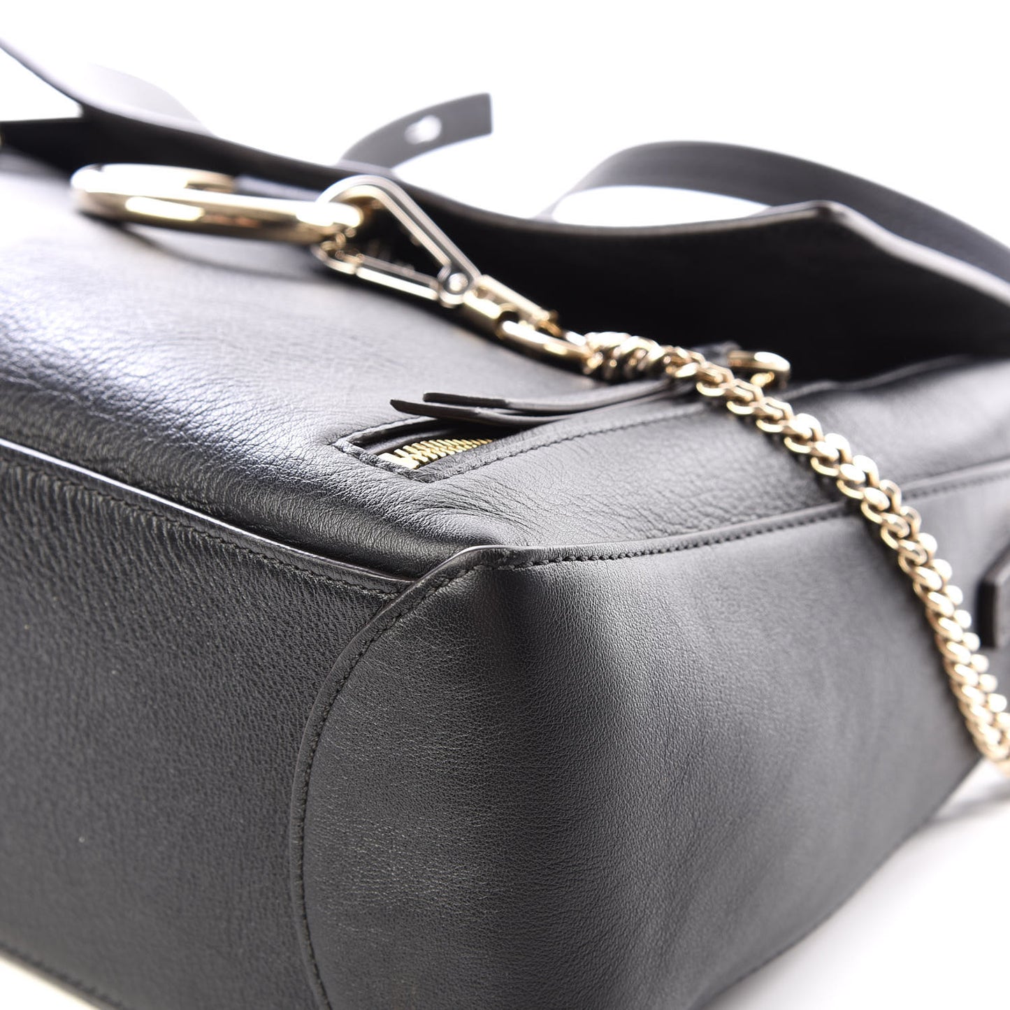 Calfskin Medium Faye Day Shoulder Bag Black