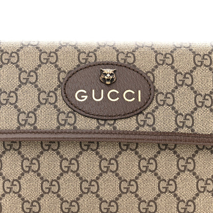 Gucci GG Supreme Monogram Neo Vintage Web Belt Bag Brown 9 of 11