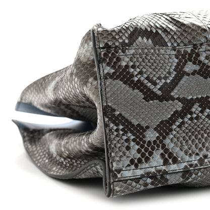 Gucci Snakeskin Medium Jackie Top Handle Bag Aquamarine 9 of 11