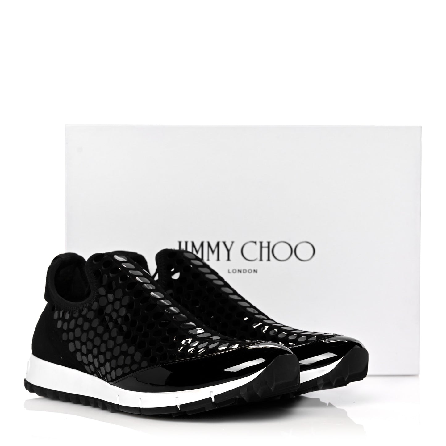 Patent Suede Montana Slip-On Sneakers 38.5 Black