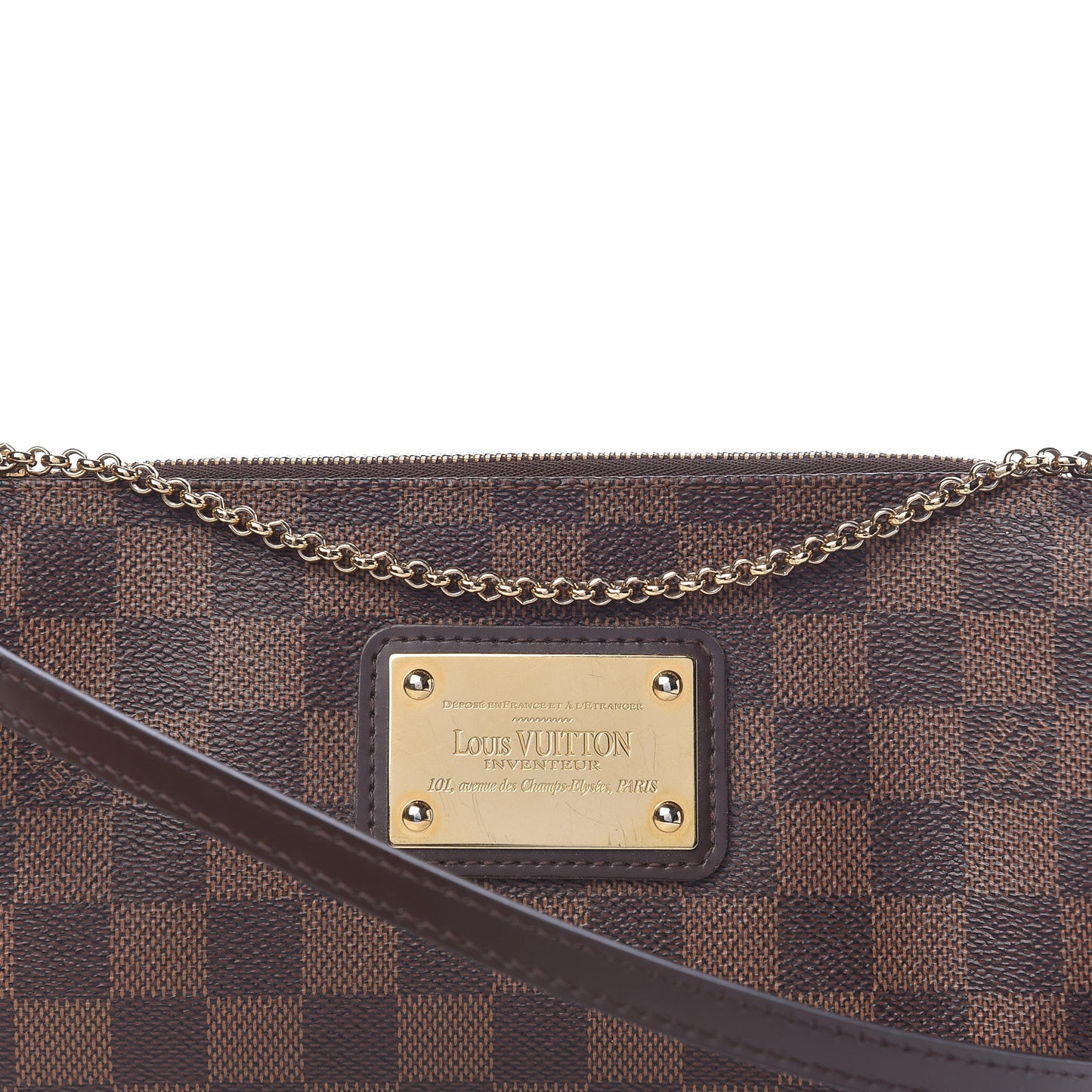 Damier Ebene Eva Clutch