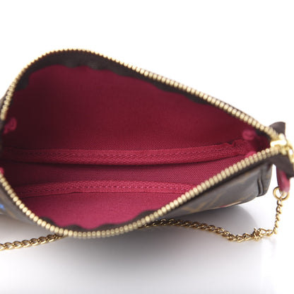 Louis Vuitton Monogram 2020 Christmas Animation Roller Coaster Mini Pochette Accessories Pivoine 5 of 8