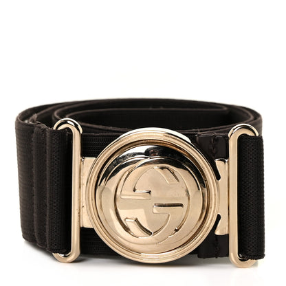 Gucci Nylon Interlocking G Belt 85 34 Brown 1 of 3