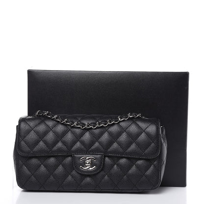 Chanel Caviar Quilted East West Flap Black 11 of 11