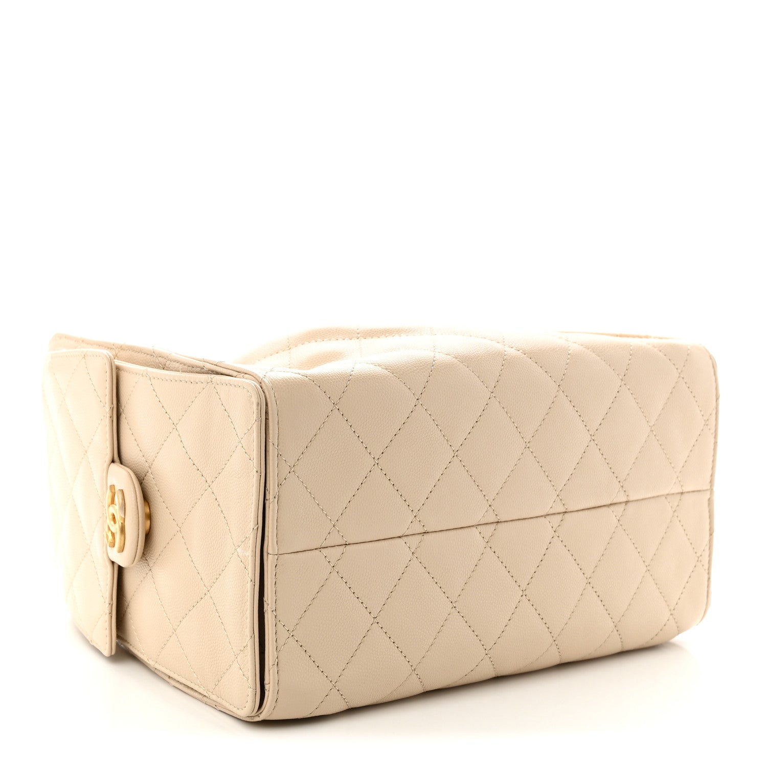Chanel Caviar Quilted Small Chanel 25 Handbag Beige 4 of 10