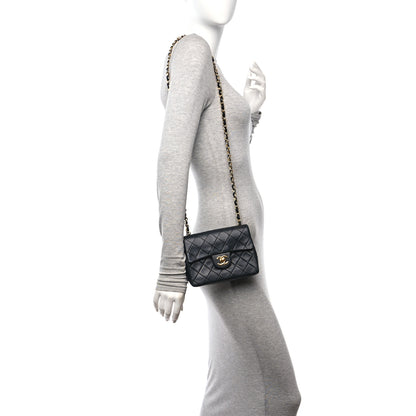 Chanel Lambskin Quilted Mini Square Flap Black 2 of 12