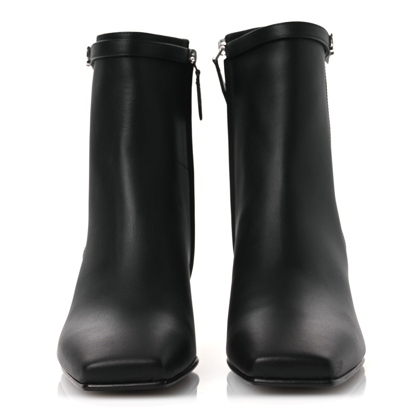 Calfskin Hommage Ankle Boots 37.5 Black