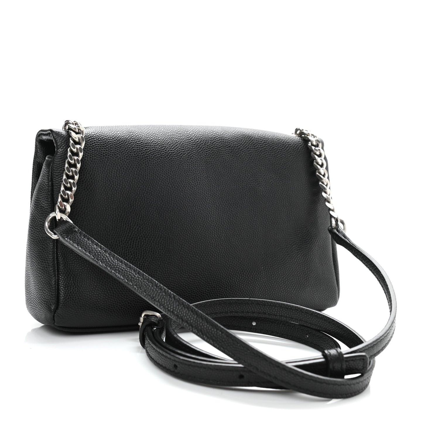 Grain De Poudre Monogram Toy West Hollywood Fold-Over Bag Black