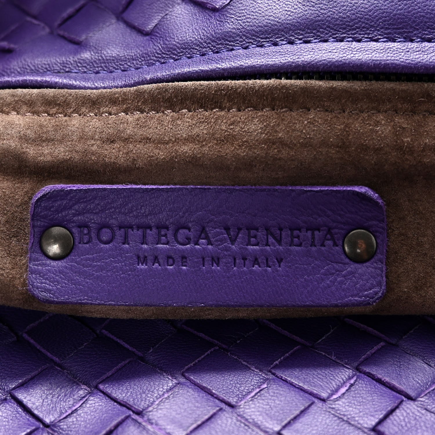 Bottega Veneta Nappa Intrecciato Bella Tote Purple 6 of 17