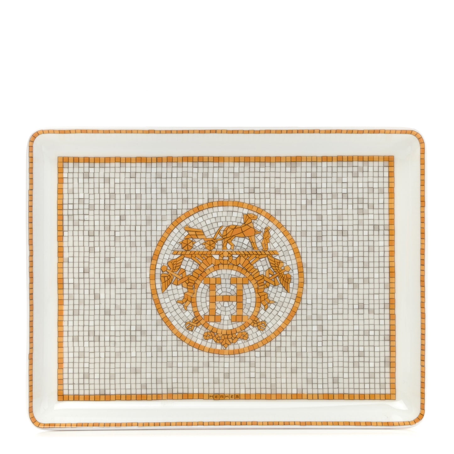 Porcelain Mosaique au 24 Gold Sushi Plate